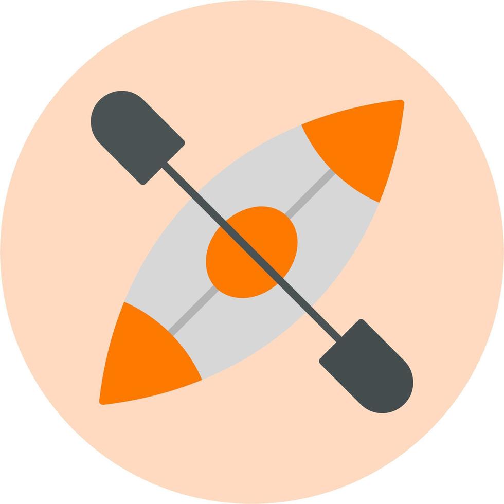 Kayak Boat Vector Icon