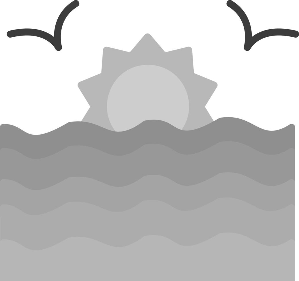 Sunset Vector Icon