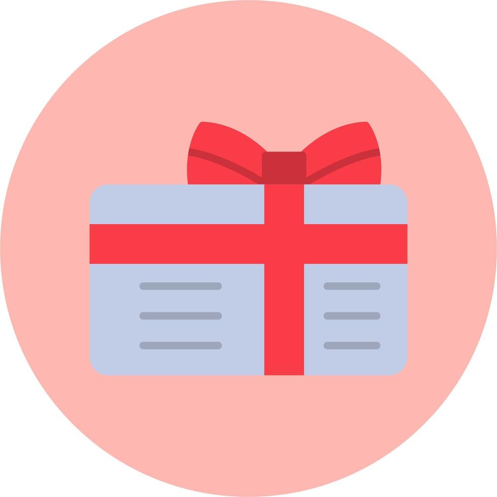 icono de vector de tarjeta de regalo