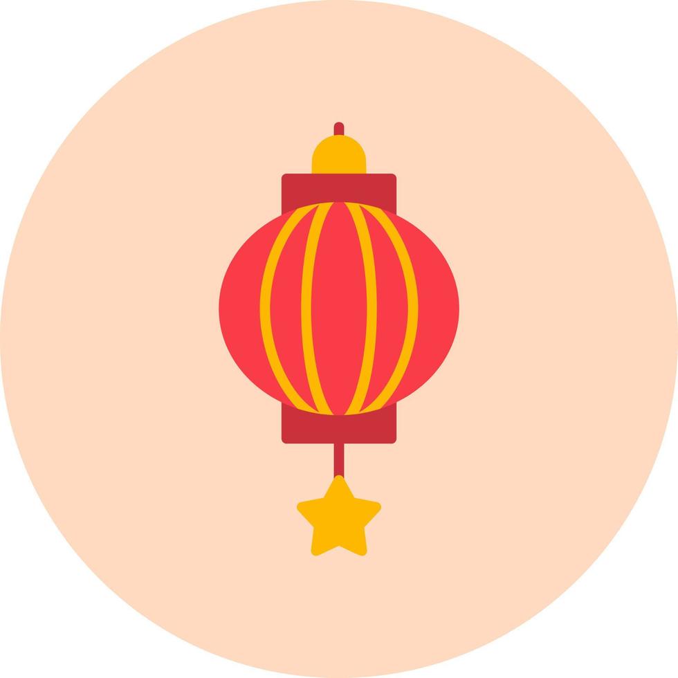 Chinese Lantern Vector Icon