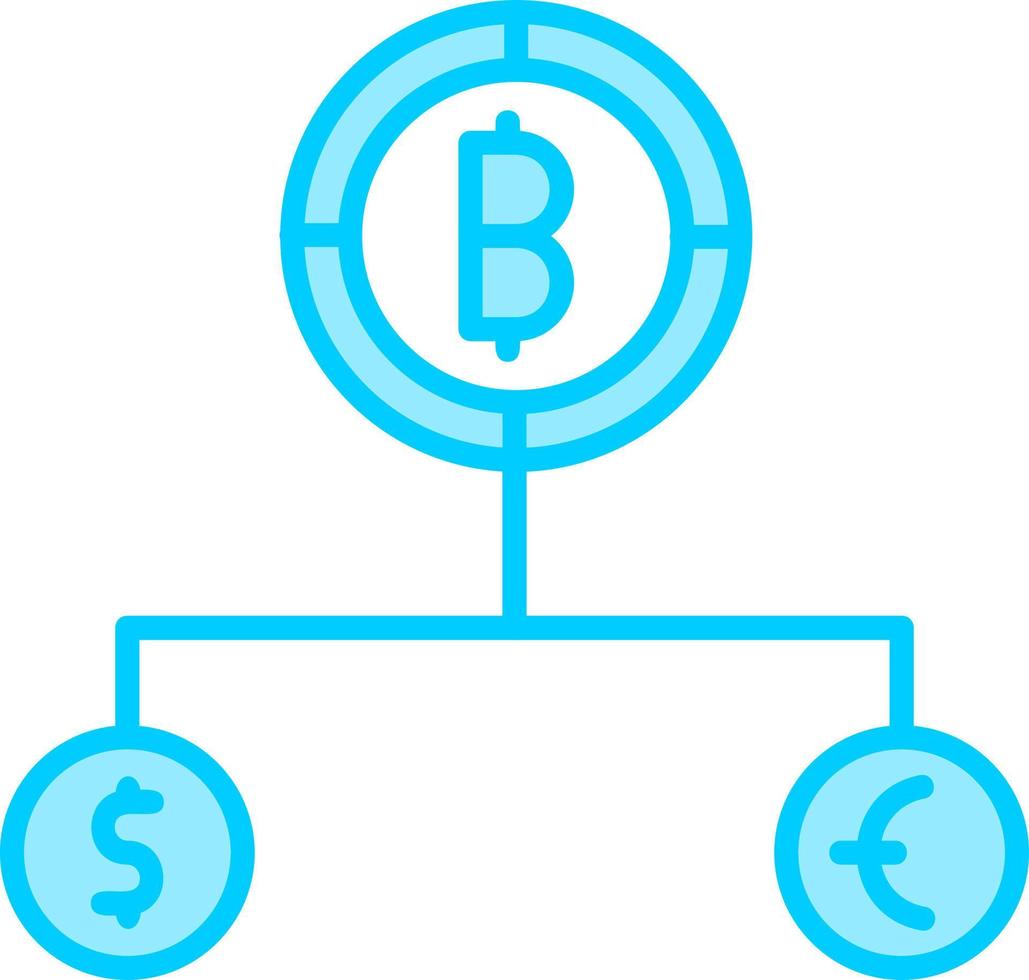 Divide Currency Vector Icon