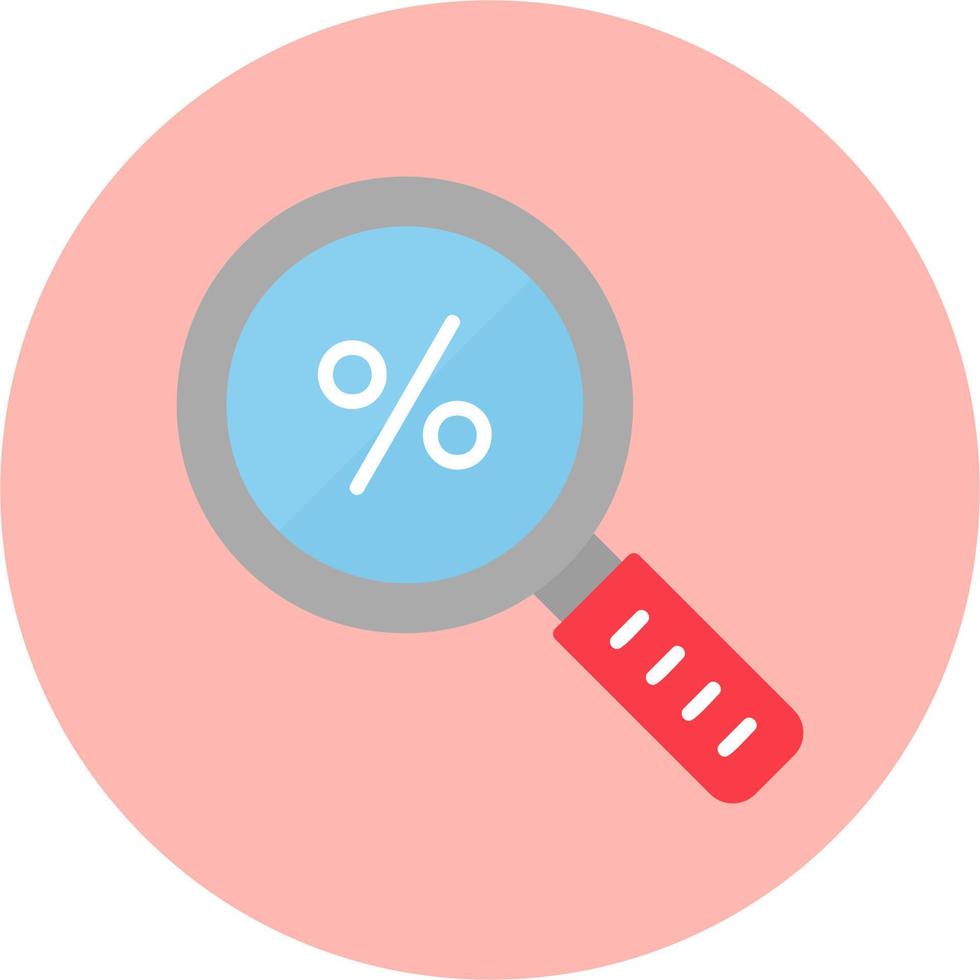 Sale Search Vector Icon