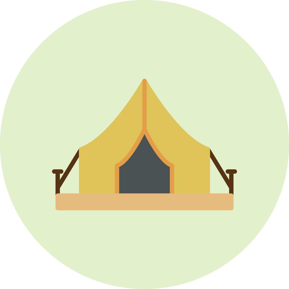 Camping Tent Vector Icon