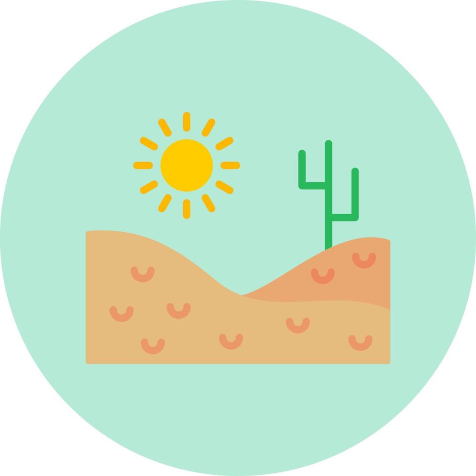 icono de vector de desierto