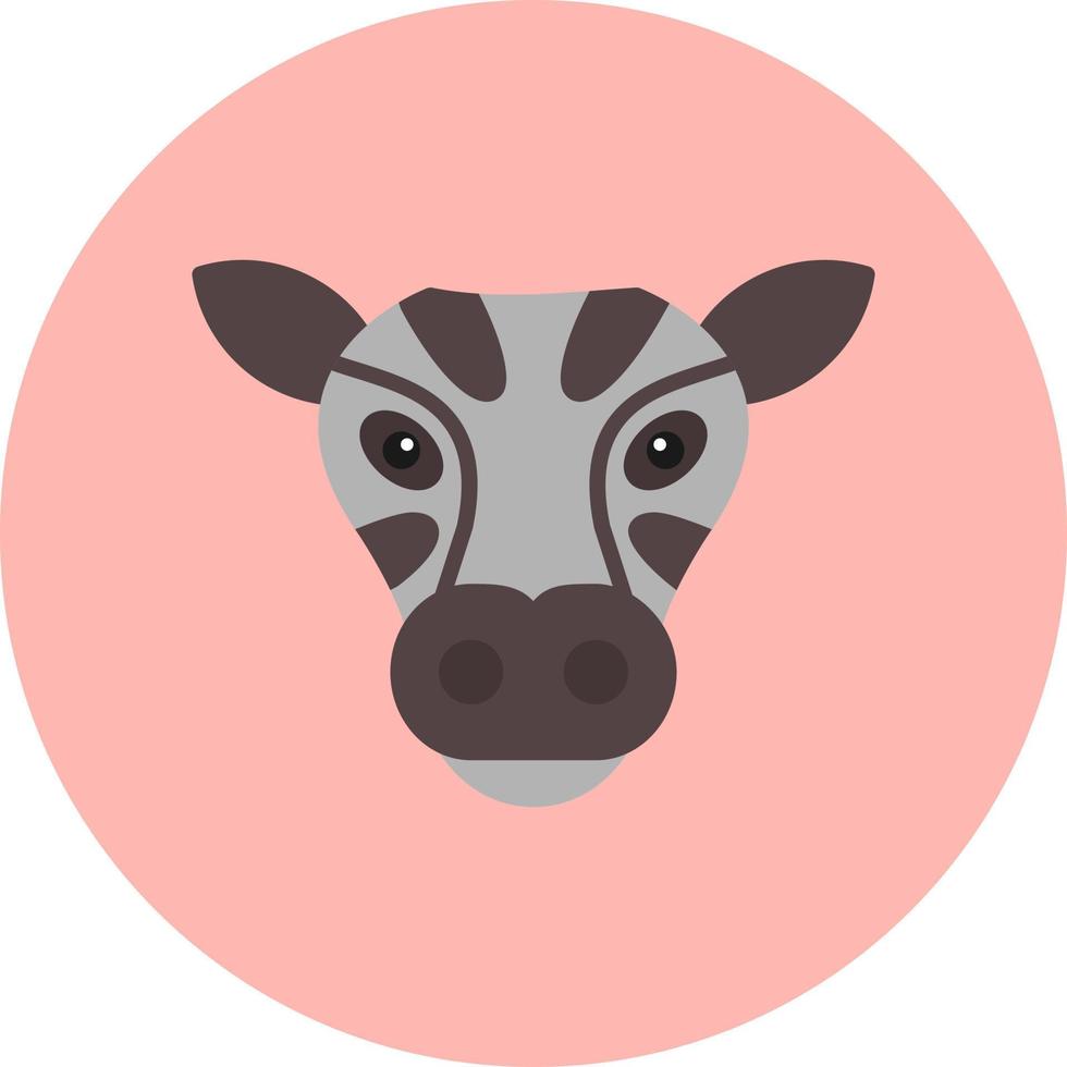 Zebra Vector Icon