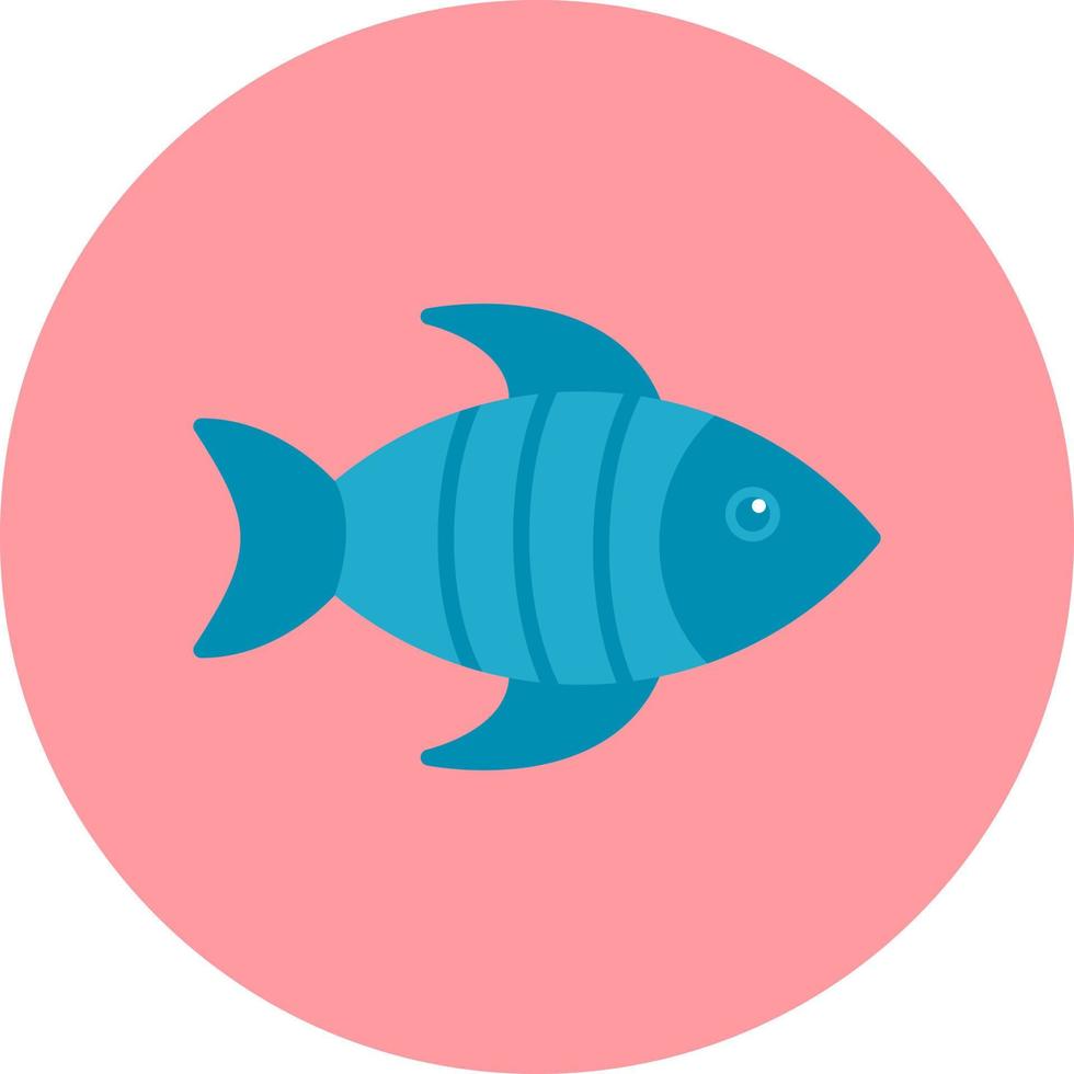 icono de vector de pescado