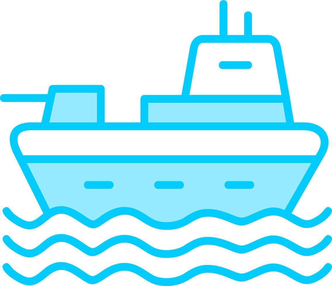 Military Ship Vector Icon