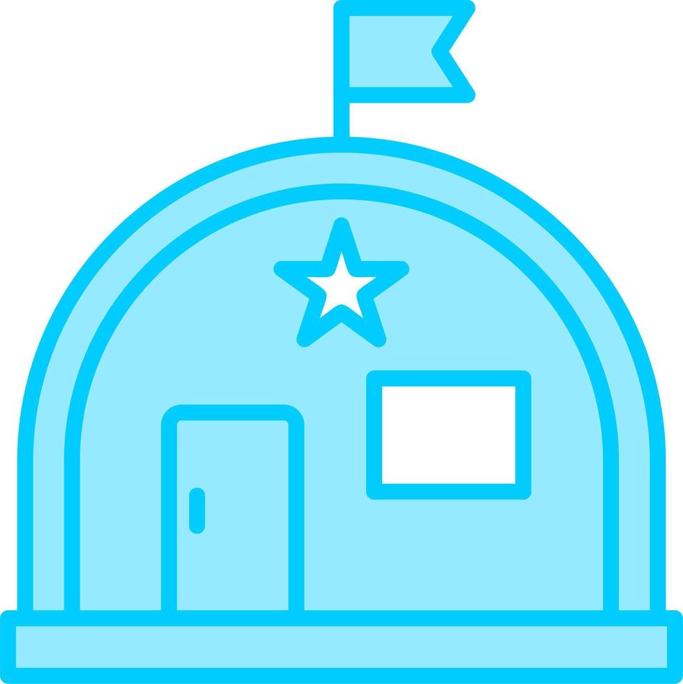 Military Warehouse Vector Icon