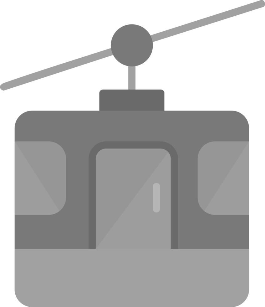 Cable Car Cabin Vector Icon