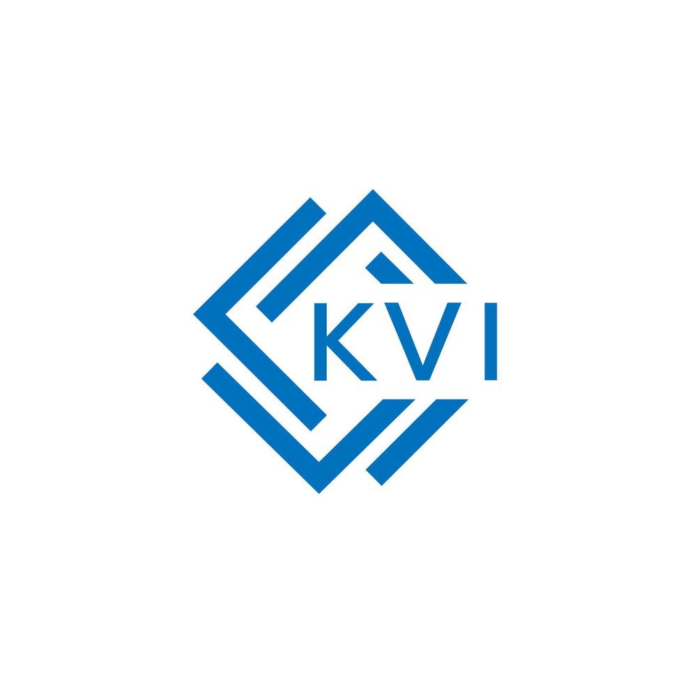 kvi letra logo diseño en blanco antecedentes. kvi creativo circulo letra logo concepto. kvi letra diseño. vector
