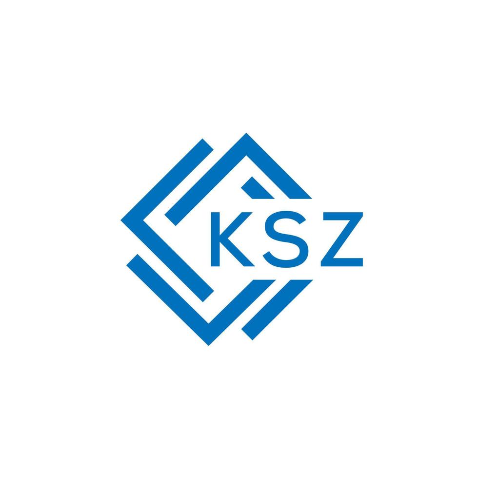 ksz letra logo diseño en blanco antecedentes. ksz creativo circulo letra logo concepto. ksz letra diseño. vector
