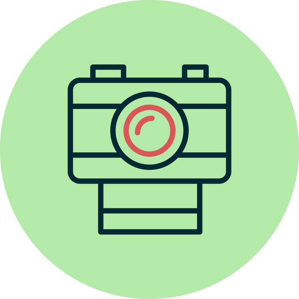 icono de vector de cámara de fotos