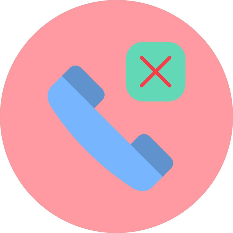 Call Rejected Vector Icon