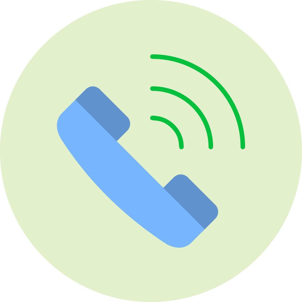 icono de vector de llamada telefónica