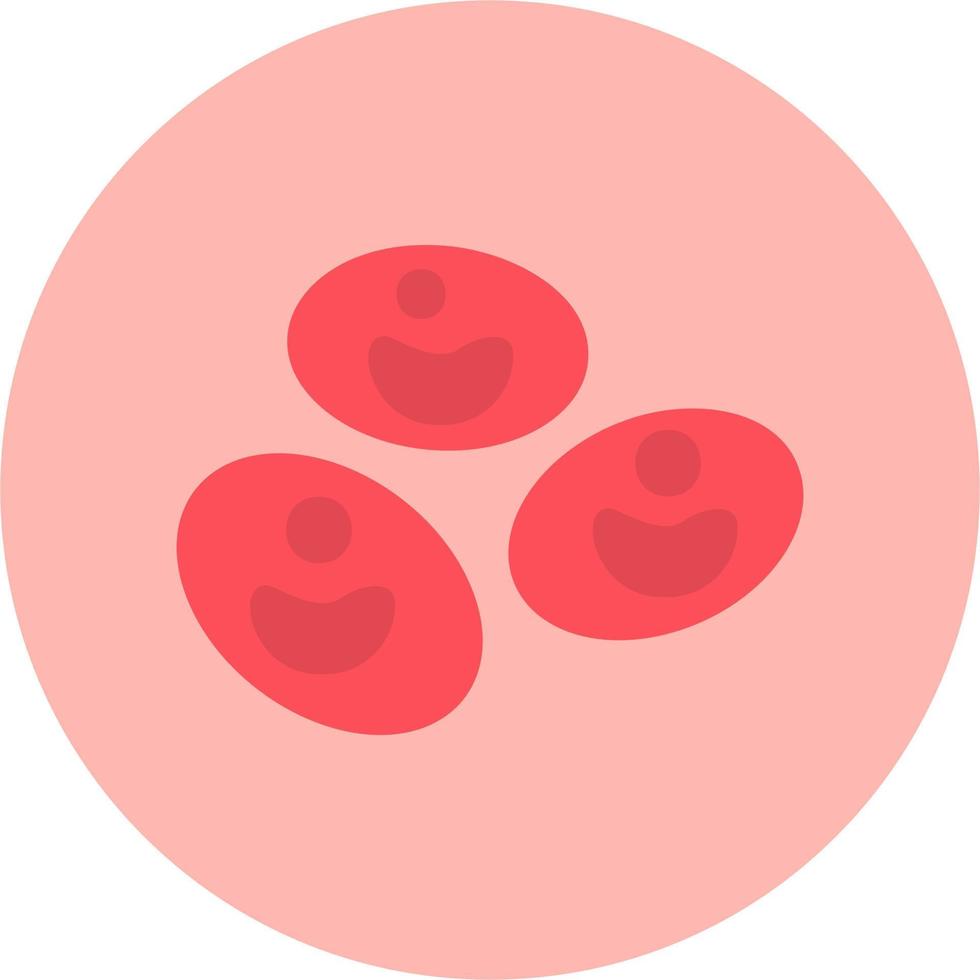 sangre célula vector icono