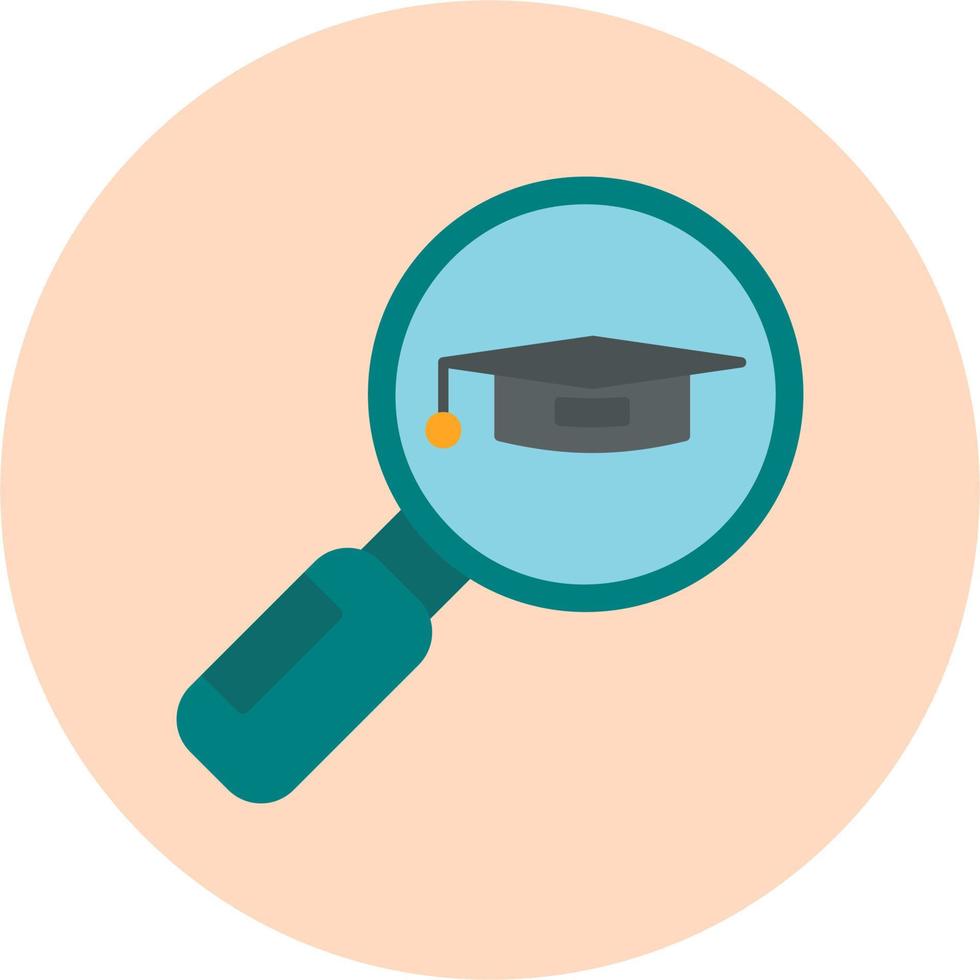 Search University Course Vector Icon