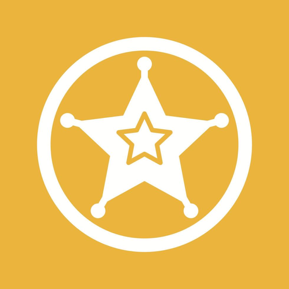 Sheriff Vector Icon