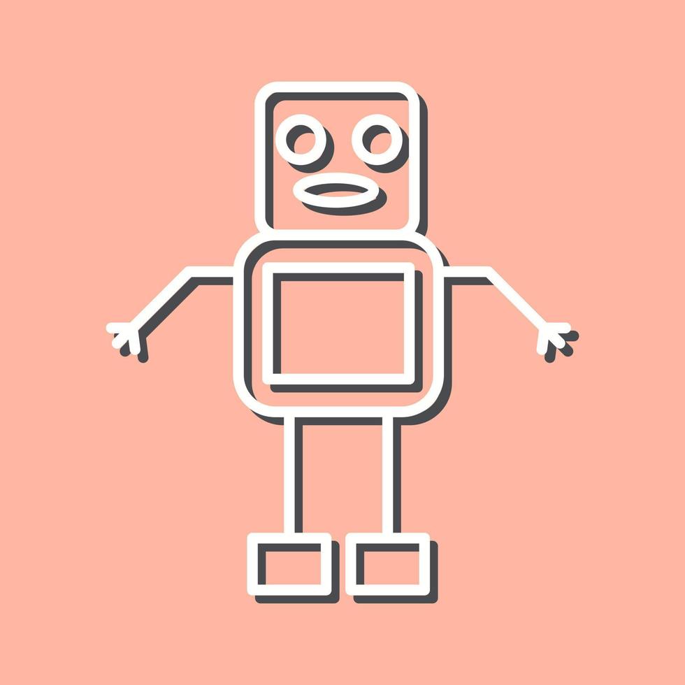 Unique Robot Vector Icon
