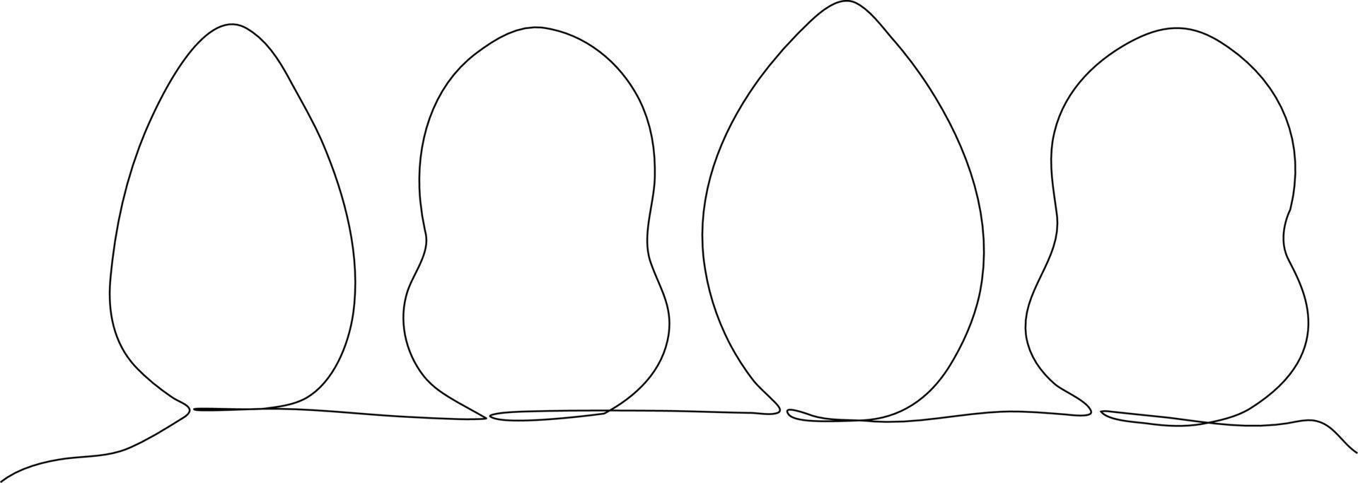 Single one line drawing beauty sponges. Cosmetic concept. Continuous