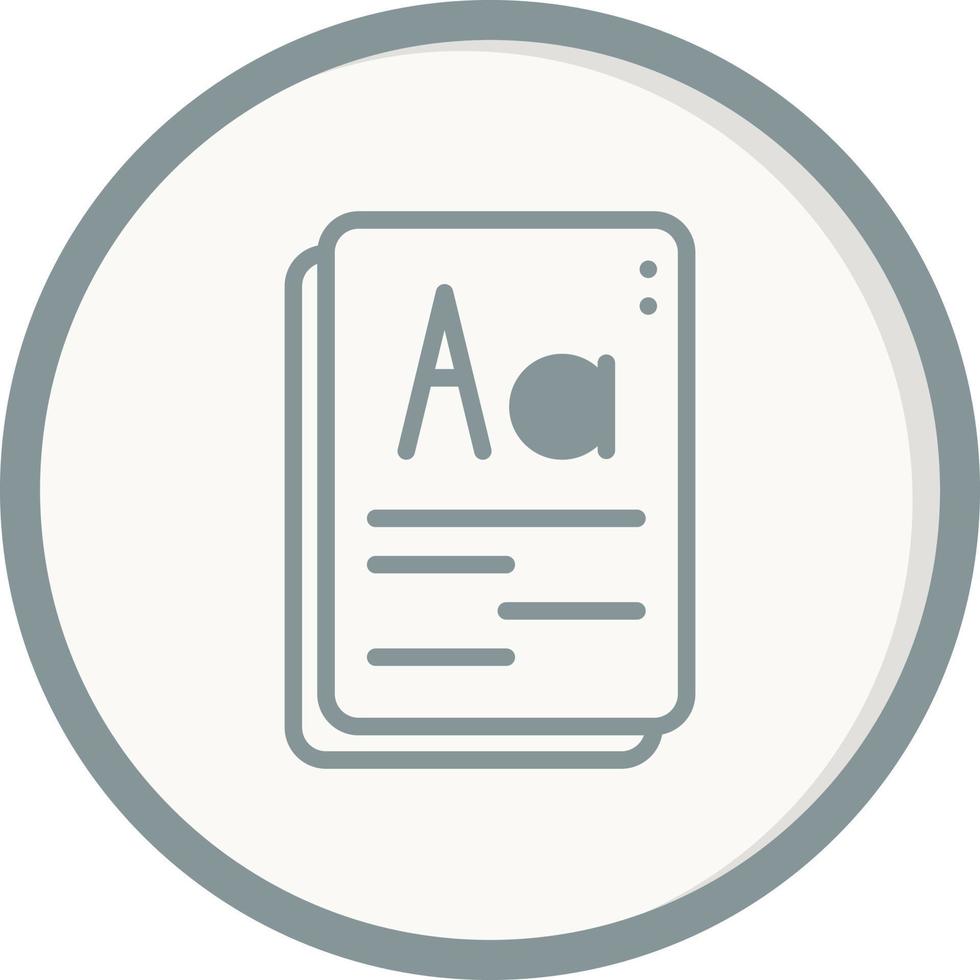 Flash Card Vector Icon