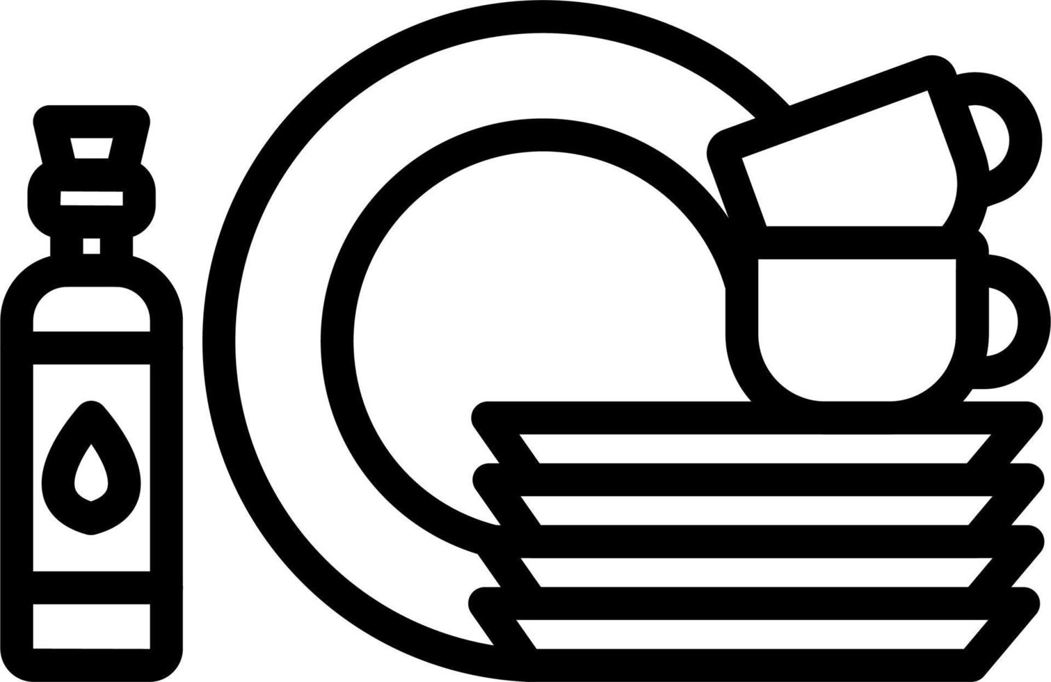 Dishes Vector Icon