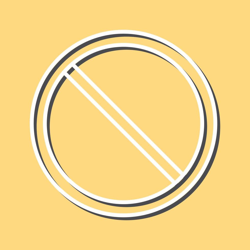 Prohibited Vector Icon