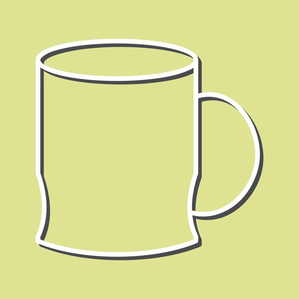 icono de vector de taza de café