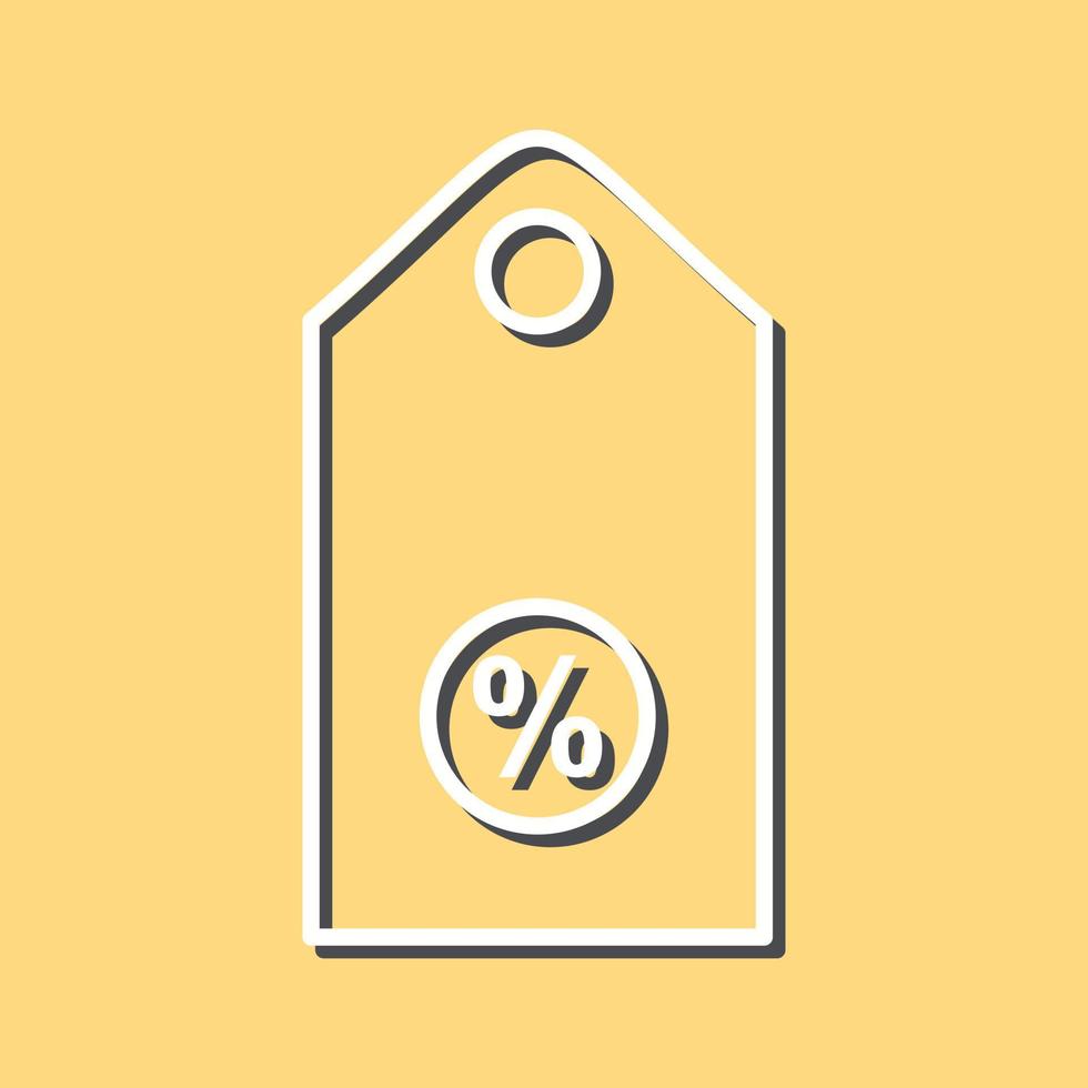 Unique Discount Tag II Vector Icon