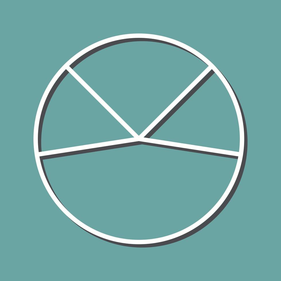 Pie Chart Analysis Vector Icon