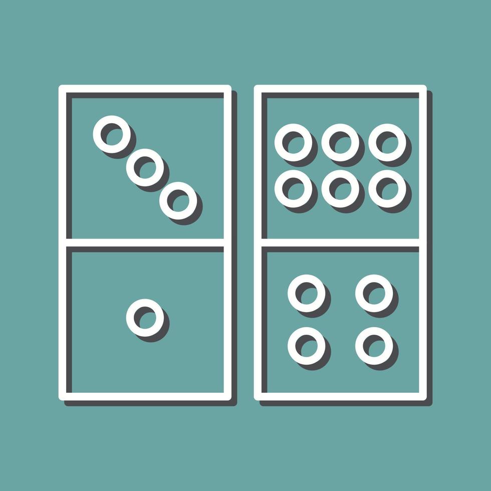 Domino Game Vector Icon