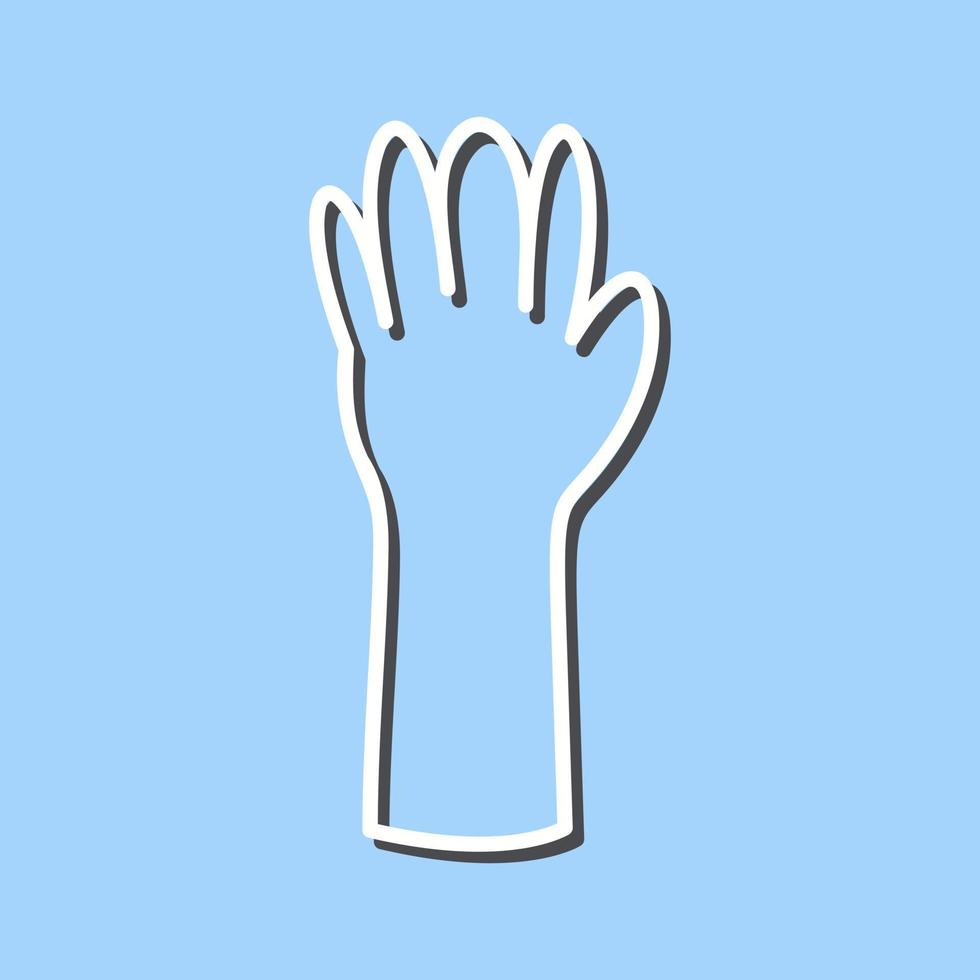 Unique Gloves Vector Icon