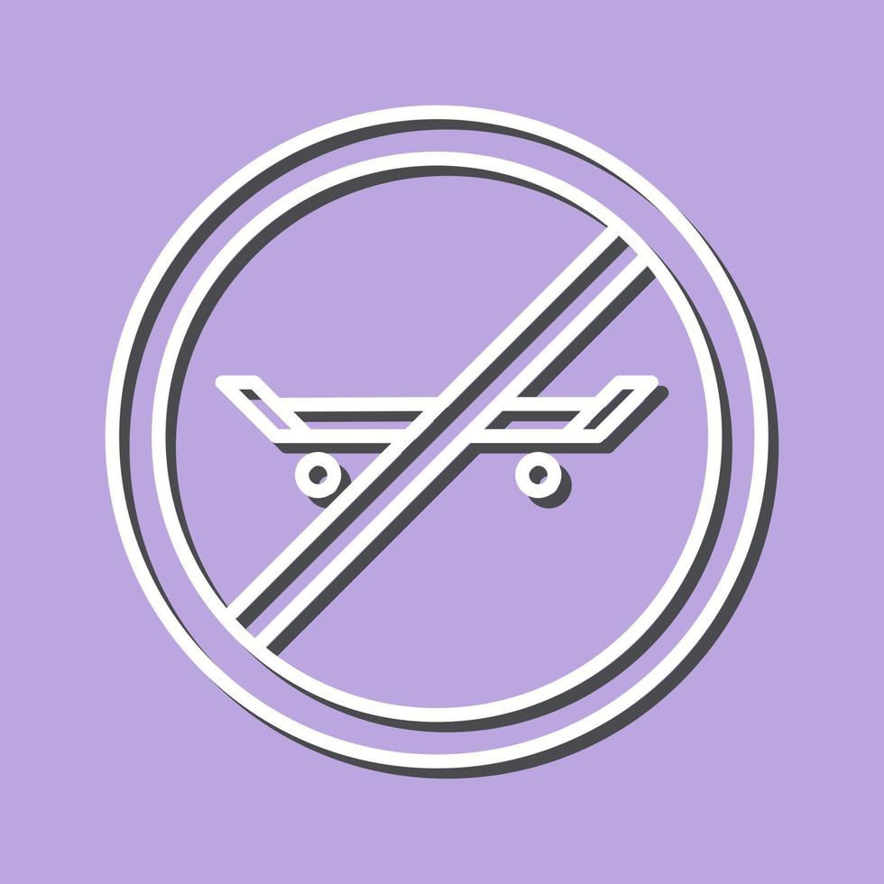 No Skating Vector Icon