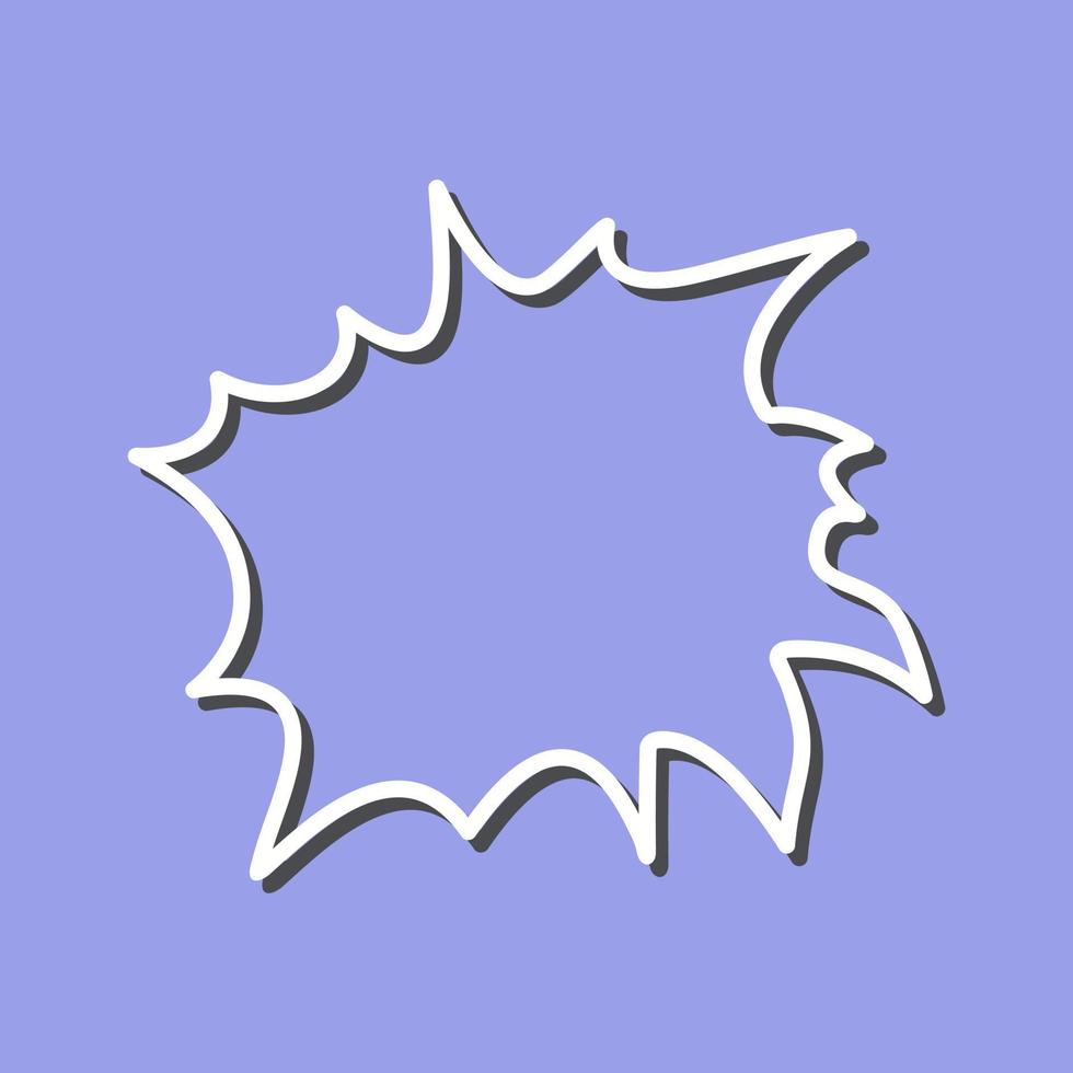 Unique Explosion Vector Icon