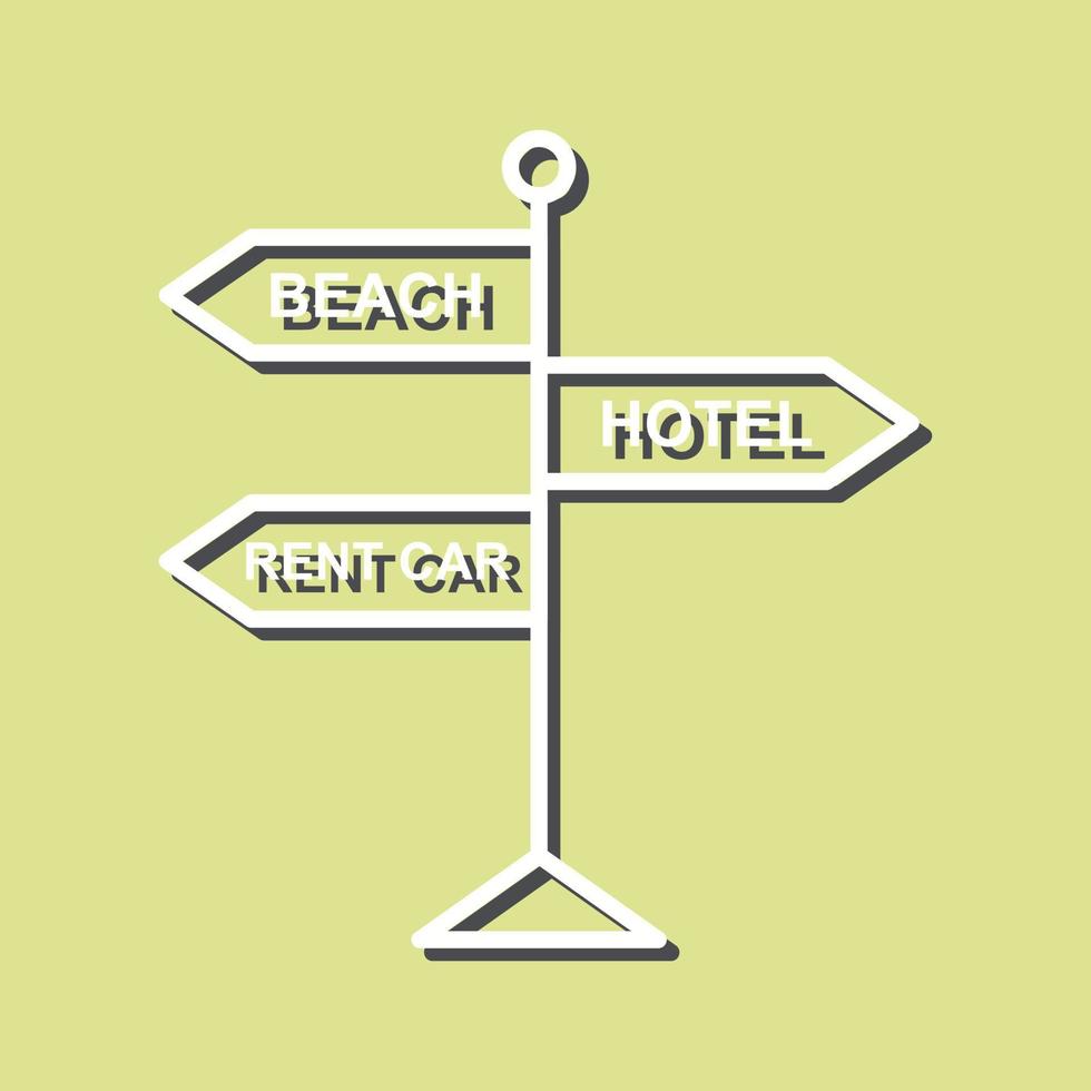 Signboard Vector Icon