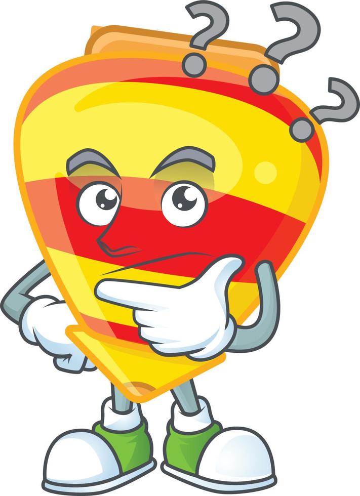 Chinese gold tops toy cartoon character style vector