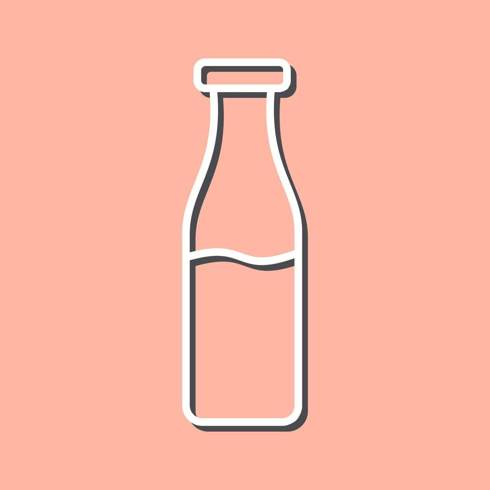 Milk Bottle Vector Icon