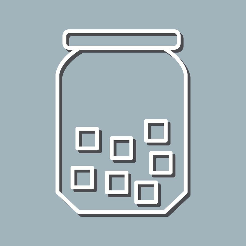 Sugar Bottle Vector Icon