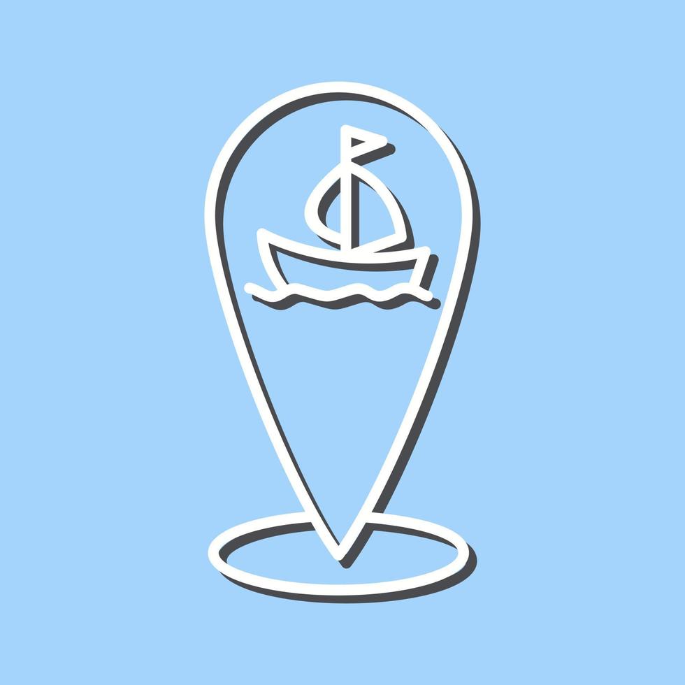 Shipping Location Vector Icon