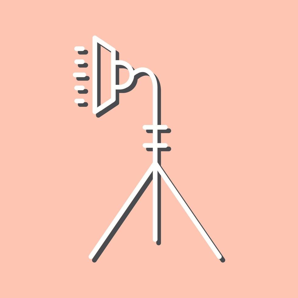 Unique Light Stand Vector Icon