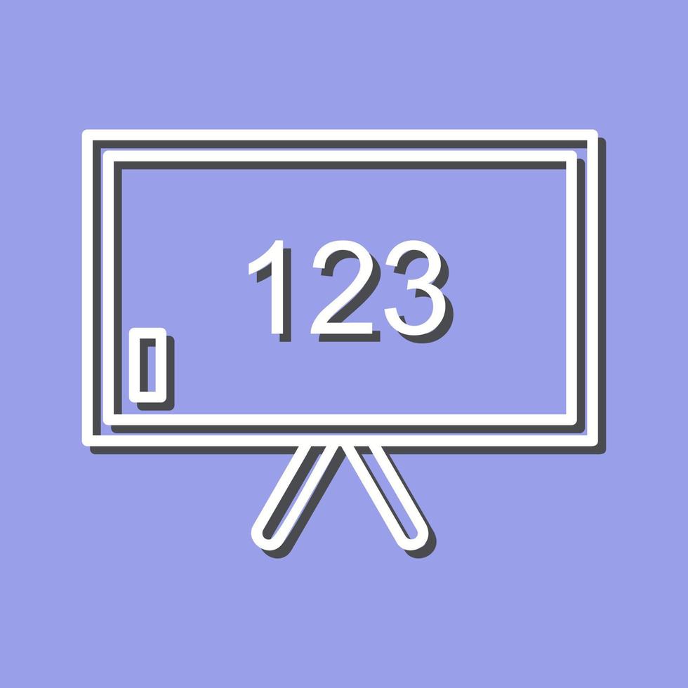 Unique Classroom Board Vector Icon