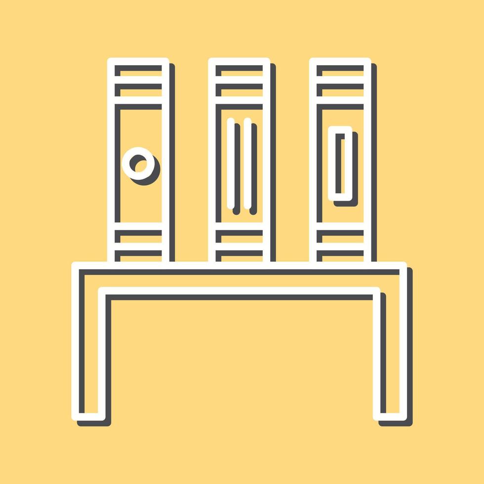 Unique Bookstand Vector Icon
