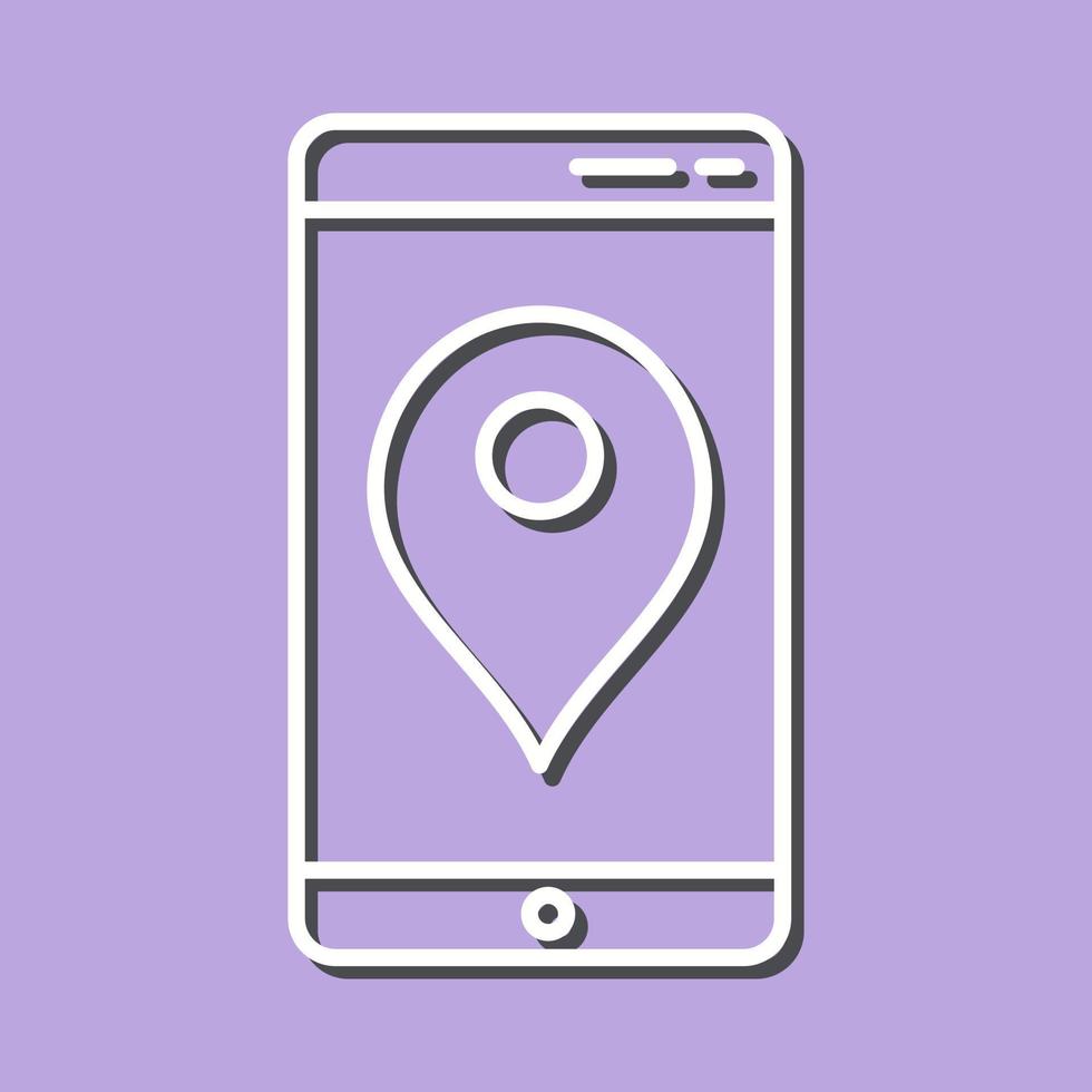 Unique GPS Service Vector Icon
