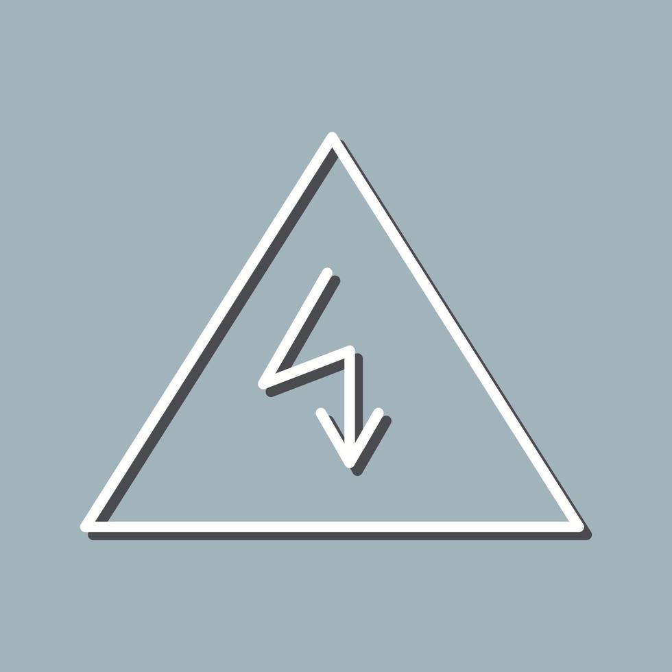 Unique Electricity Danger Vector Icon