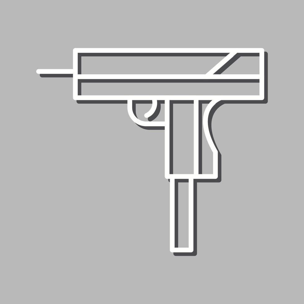 Unique Gun Vector Icon