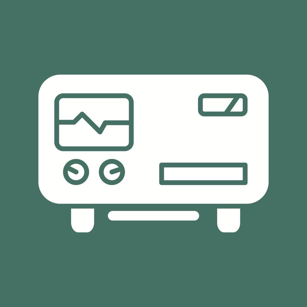 Oscillscope Vector Icon
