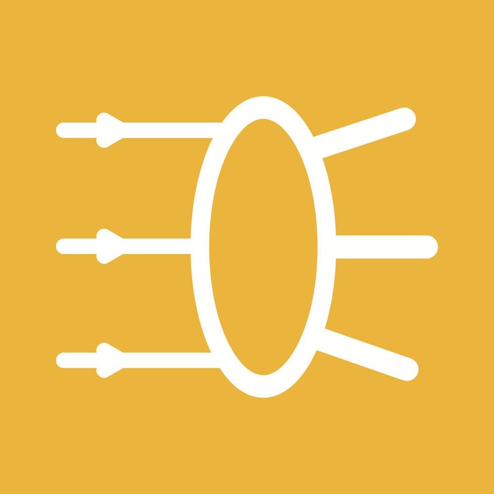 Refraction Vector Icon