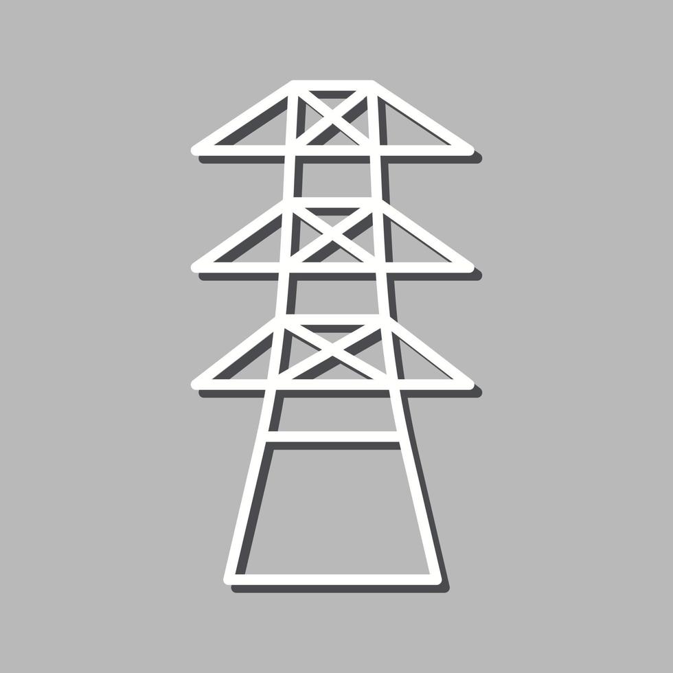 icono de vector de torre única