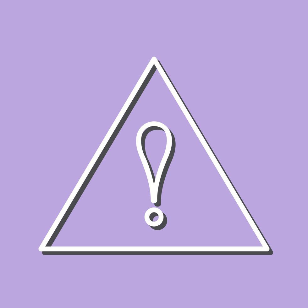 Unique Alert Vector Icon
