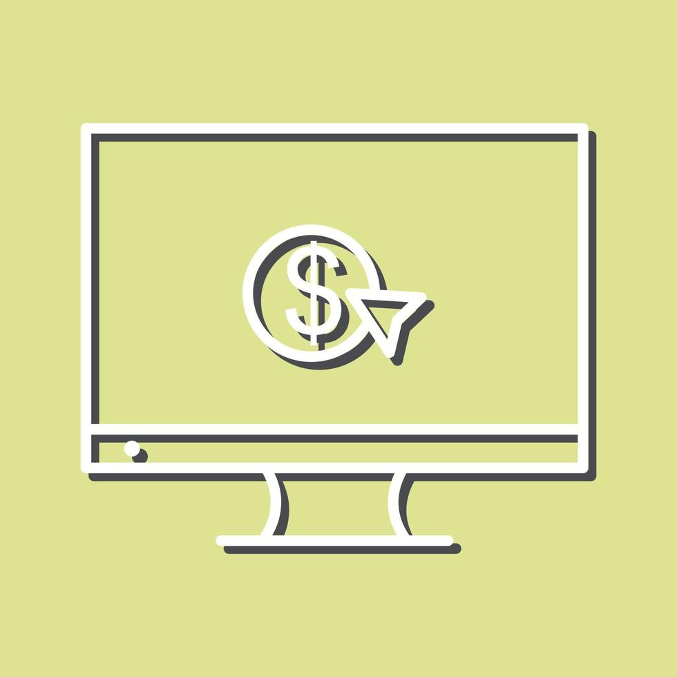Unique Pay Per Click Vector Icon