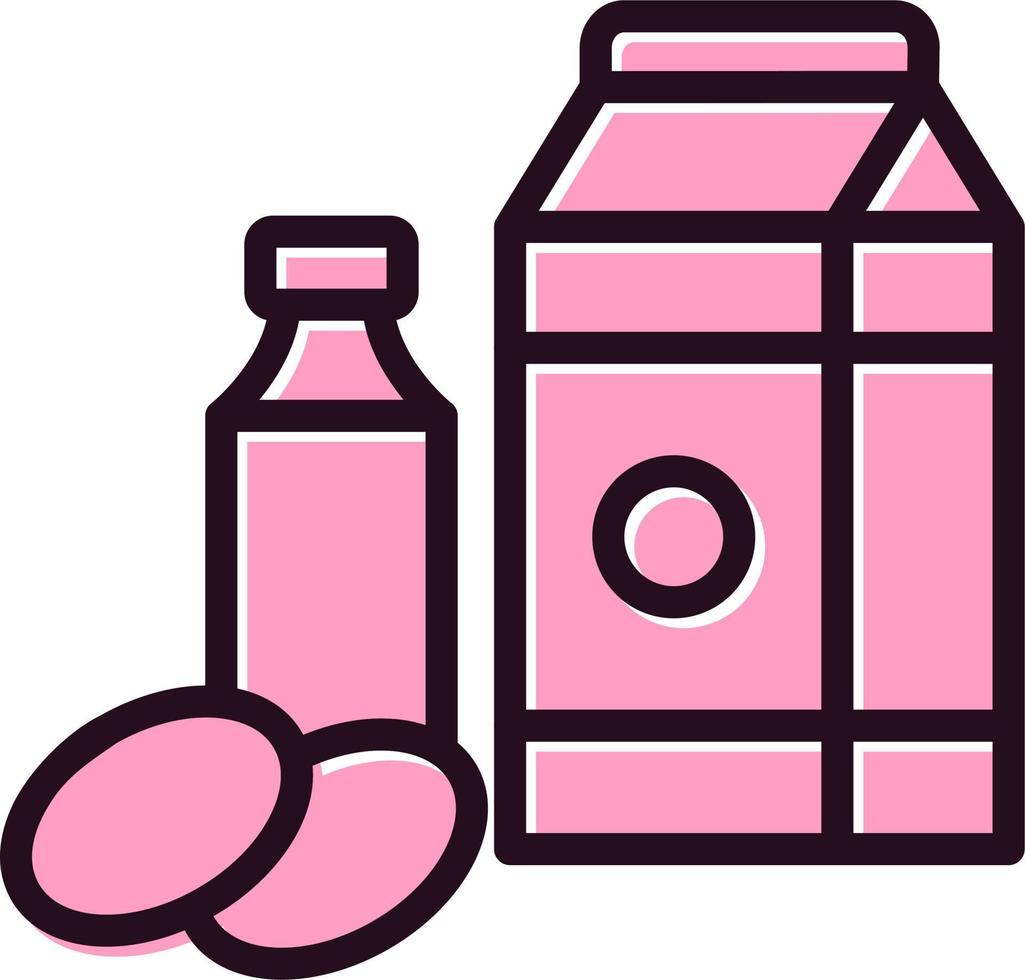 Dairy Products Vector Icon